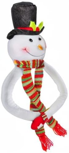 Ornativity Snowman Christmas Tree Hugger - Xmas Holiday Tree Top Winter Snow Man Topper Ornament Decoration for Christmas Tree