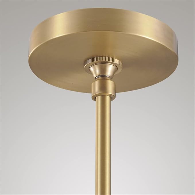 Modern Raindrop Pendant Lights, Pendant Lights for Kitchen Island, Brass Rod Dining Room Light Fixture, Clear Solid Raindrop Chandelier, Chandelier for Living Room Hallway, Including Bulb