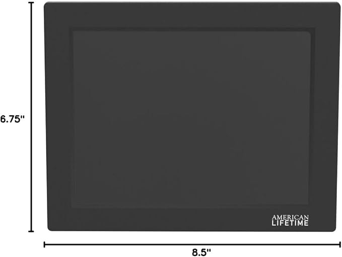 American Lifetime New 2025 Dementia Clock Large Digital Clock for Seniors, Alzheimer Clock Large Display with Custom Alarms, Clock with Day & Date for Elderly, Big Number Digital Calendar Black