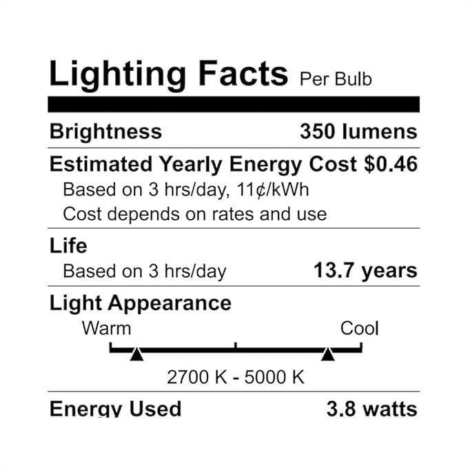 WiZ Connected 40W BA11 Tunable White Filament LED Candle Bulb - Pack of 6 - E26 - Indoor - Connects to Wi-Fi - Control with Voice or App - Matter Compatible