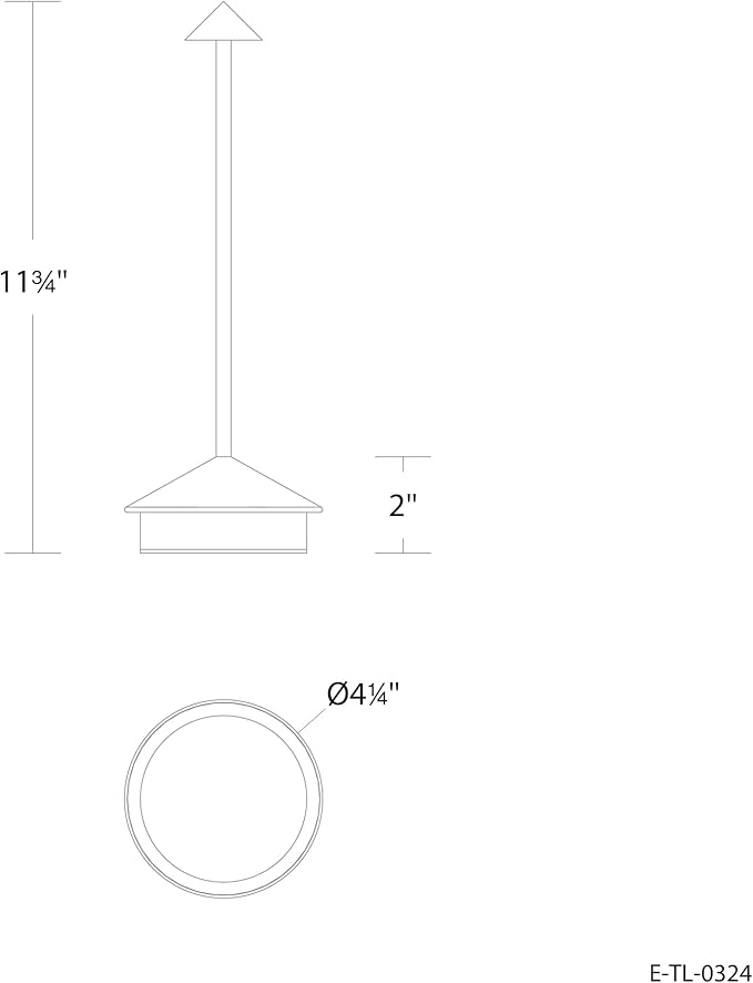 Arrrow LED Cordless USB-C Re-Chargeable Desk Lamp, 5200mAh Battery Operated with 3 Color Temperature 2700K-3000K-3500K and Fingertip Touch On/Off Plus Dimming in Black