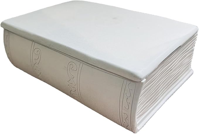 Book Shape Storage Box Concrete Flower Pot Silicone Mold with Cover Succulent Planter Pot Vase Mold Plaster Epoxy Resin Cement Clay Mould