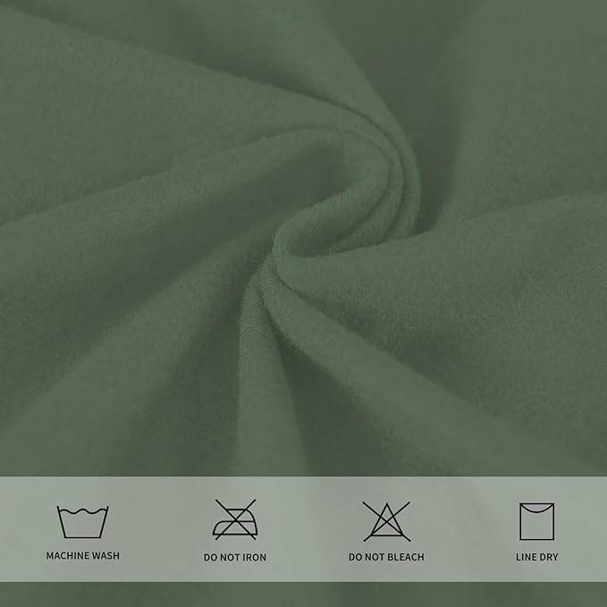 Easy-Going 100% Waterproof Seat Covers for Dining Room Chairs Set of 4, Stretch Chair Seat Slipcovers Protector Removable and Washable Kitchen Dining Chair Covers, Grayish Green