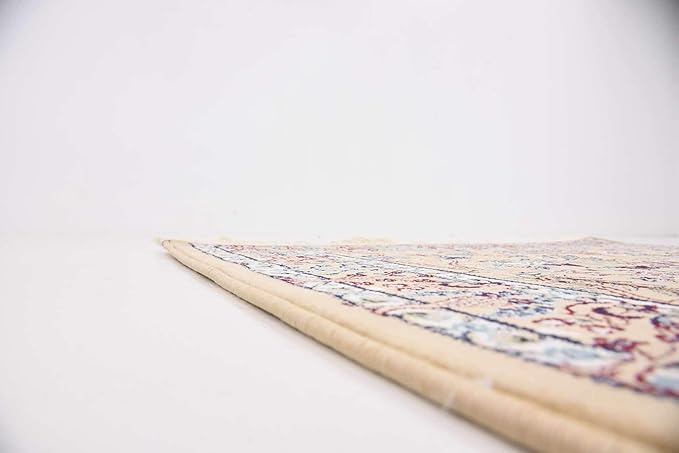 Unique Loom Narenj Collection Area Rug - Bristol (3' x 13' 1" Runner, Beige/ Blue)