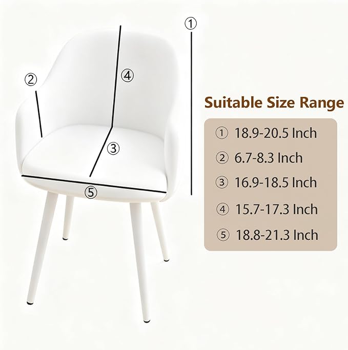 Minimalist Line-Design Chair Cover Set Fabric Chair Slipcover Removable Washable Chair Protector Seat Covers Chair Covers for Home Dinning Kitchen Banquet Ceremony (Green)