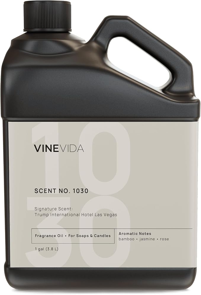 VINEVIDA Scent NO. 1030 Fragrance Oil for Cold Air Diffusers - 1 Gallon (8lbs) - Inspired by Trump International Hotel Las Vegas Hotel Scents - Diffuser Oil
