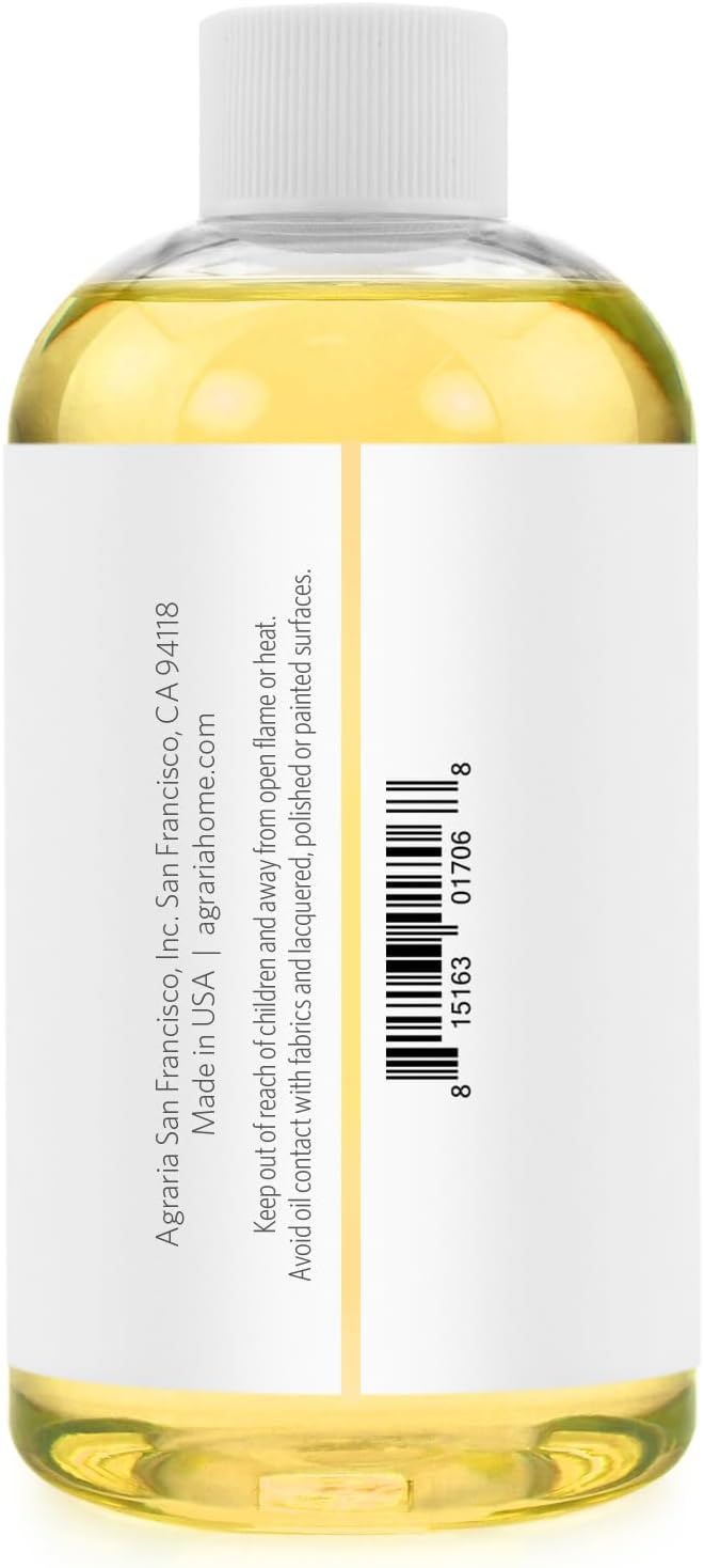 AGRARIA Reed Diffuser Refill, Scented Oil Home Fragrance, Reed Oil Diffuser Gift Set for All Occasions, Golden Cassis