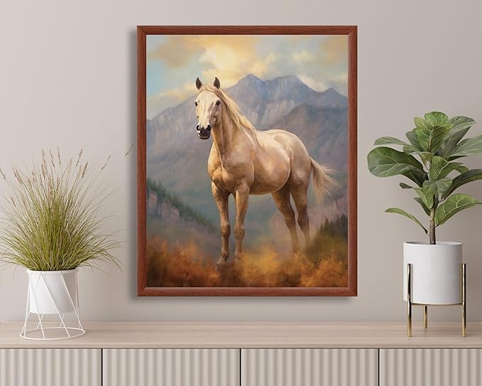 Art Shoppe Framed Print Wall Art, Vintage Wall Décor for Living Room, Bedroom, Office, High-Resolution Image on Premium Art Paper, 3/4" Frame with Plexiglass Front, Ready to Hang, 17"x21"