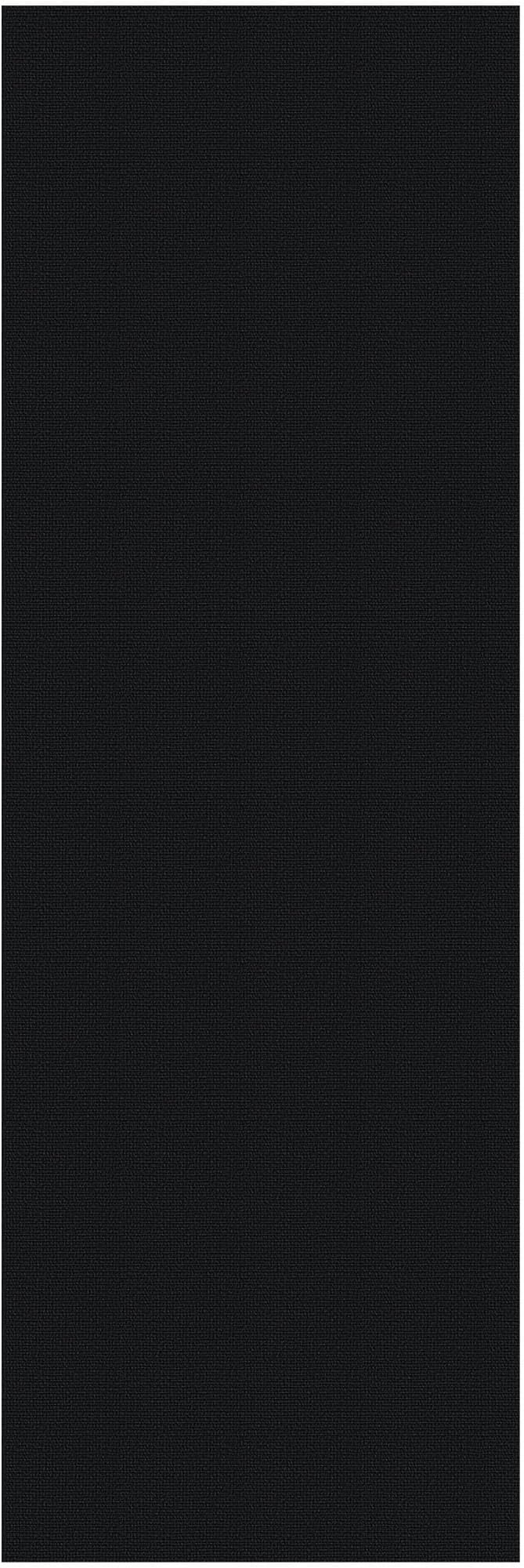 EARTHALL Washable Runner Rug 2x8 Ft Non Slip Runners for Hallways Cotton Rubber Backed Kitchen Runner Braided Indoor Floor Carpet Runners for Entryway, Hallway, Kitchen, Bedroom, Black