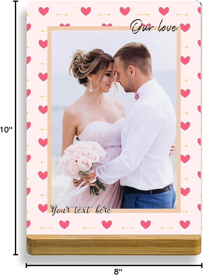 Custom Style Custom Metal Photo Prints,Customize Your own Picture Frame,Personalized Metal Picture Gift for Family and Lovers