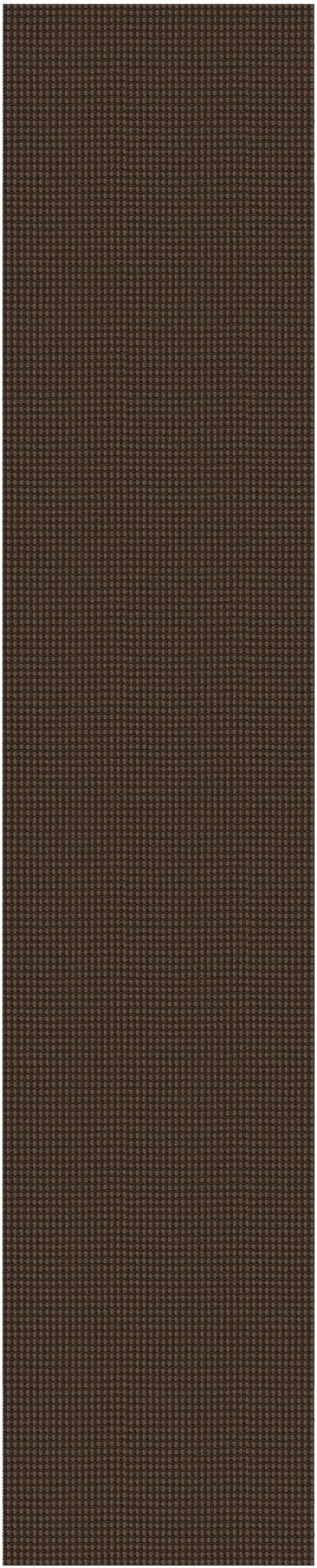 Braided Runner Rug 2x10 Ft Washable Runners for Hallways Non Slip Rubber Backed Kitchen Runners Cotton Long Entryway Runner Indoor, Woven Carpet for Hall Kitchen Entryway, Brown