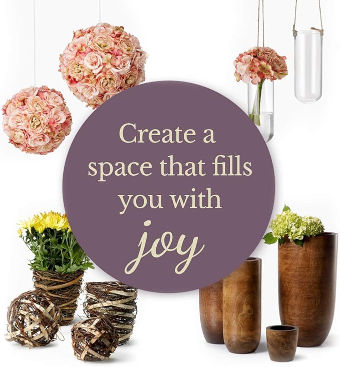 Serene Spaces Living Set of 6 Small Smoke Grey Ball Bud Vases, Transparent Glass Vases for Weddings, Events, Parties, Floral Centerpieces for Home Decor, Measures 4" Tall