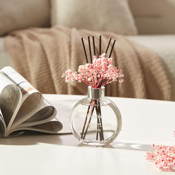 Flower Reed Diffusers for Home with Spring Bouquet