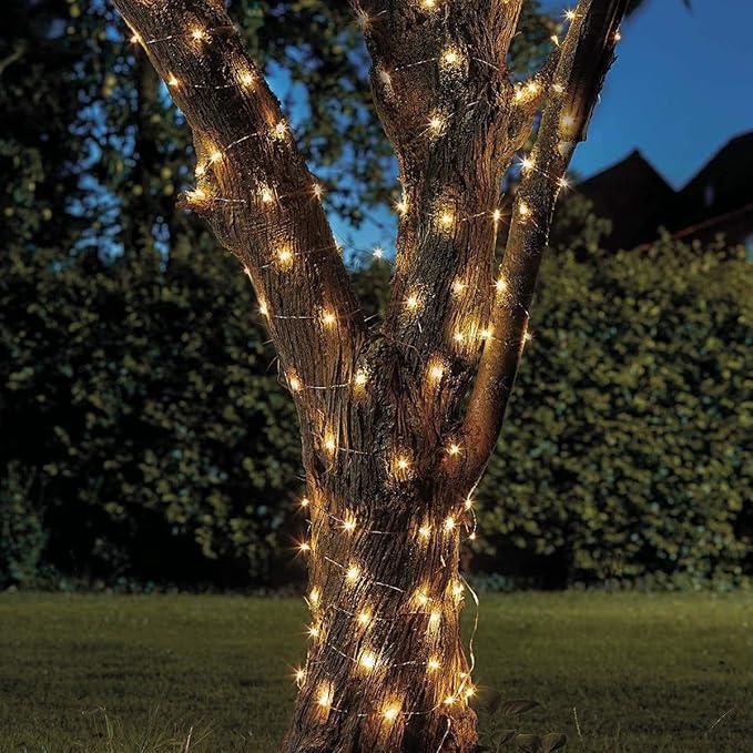 Metaku 2 Pack 33Ft 100 LED Fairy Lights Battery Operated String Lights with Remote Timer, LED Twinkle Lights for Bedroom, Party, Wedding, Centerpiece, Christmas Tree (Warm White)