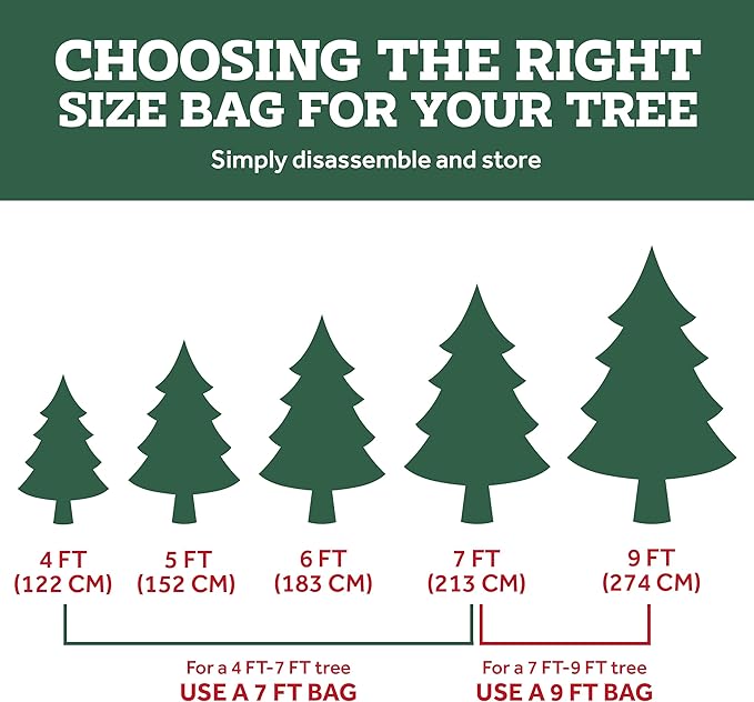ZOBER 600D Oxford Fabric Rolling Christmas Tree Storage Bag - Fits 7.5 Ft Artificial Trees - Waterproof Christmas Tree Bag For Storage Box For Xmas, Durable Handles and Wheels - Card Slot - Black