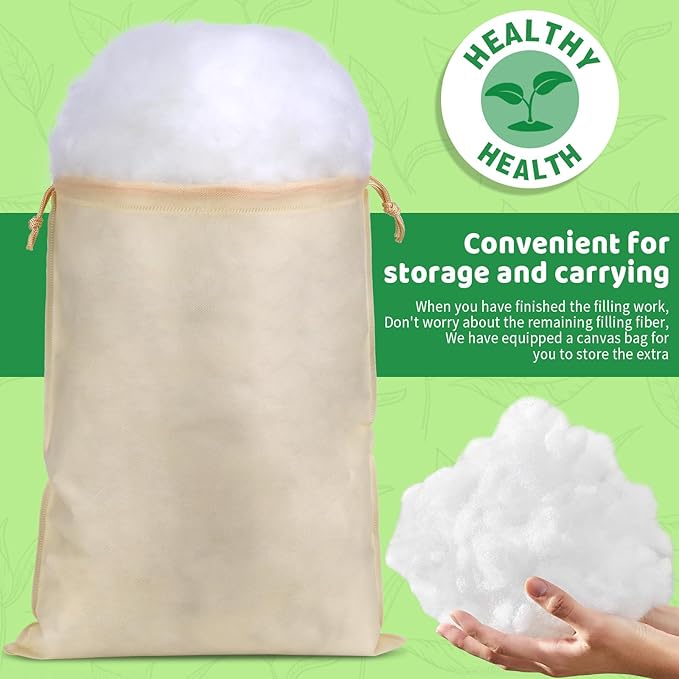 GarfxG Polyfill Stuffing 2.2LB/1000G, Christmas Decorations Indoor, Artificial Snow White Clouds Cotton for Decoration, Fluffy Snow Blankets for Winter Mantle Village, Nativity