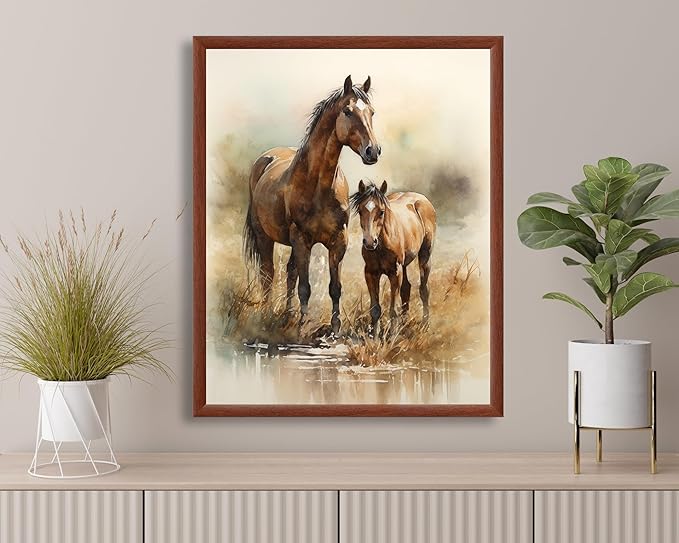 Art Shoppe Framed Print Wall Art, Vintage Wall Décor for Living Room, Bedroom, Office, High-Resolution Image on Premium Art Paper, 3/4" Frame with Plexiglass Front, Ready to Hang, 17"x21"