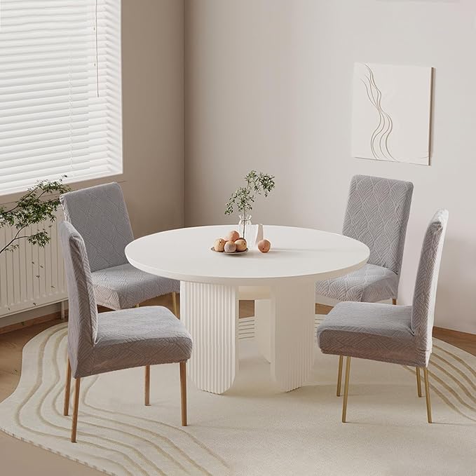 Waterproof Dining Chair Covers, Chair Covers for Dining Room, Stretch Parsons Chair Slipcover, Removable, Washable for Dining Room Kitchen Chair Protector Cover