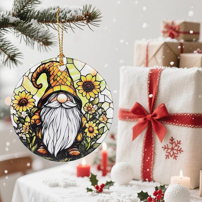 Charming Gnome Christmas Ornaments: Christmas Tree Ornaments & Holiday Decor – Perfect Holiday Presents & Gift Ideas for Friends, Coworker, Family, Gnome Lover, and Gardener