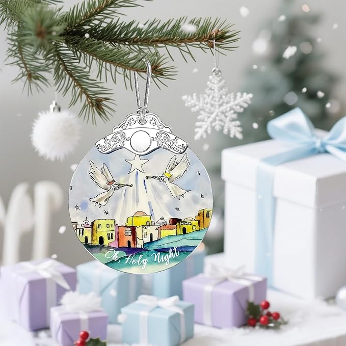Bethlehem Christmas Ornaments: Oh Holy Night Ornament, Christmas Tree Decorations, Religious Holiday Decor, Stocking Stuffers, Gift Ideas, Xmas Gift, Christian Gifts & Religion Gifts