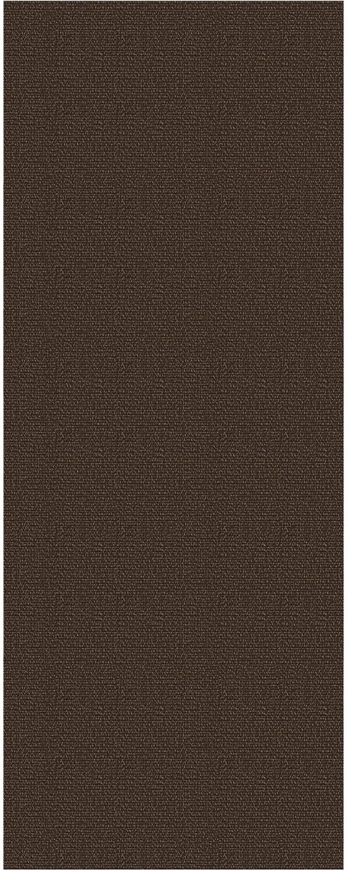 EARTHALL Washable Runner Rug 2x5 Ft Non Slip Runners for Hallways Cotton Rubber Backed Kitchen Runner Braided Indoor Floor Carpet Runners for Entryway, Hallway, Kitchen, Bedroom, Brown/Coffee
