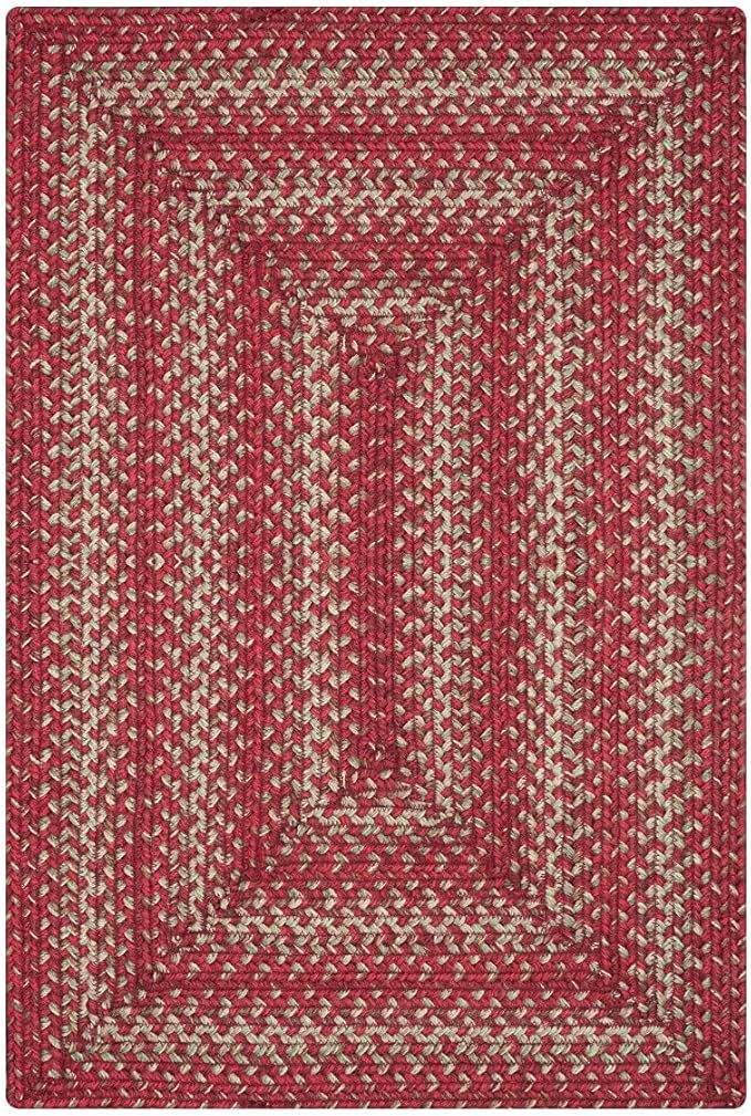 Homespice Apple Pie Jute Braided Rug 2x3' - Premium Country Kitchen Rugs Also Ideal to Use in Kitchen and Bathroom
