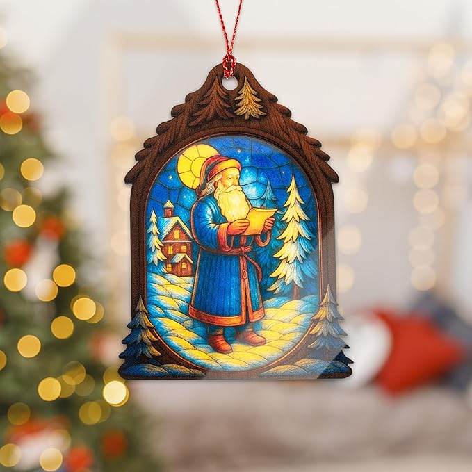 Funny Christmas Santa Ornaments 2025 - Santa Ornaments for Christmas Tree - Christmas Ornaments - Nostalgic Christmas Decorations - Old World Christmas Ornaments - Christmass Ornament