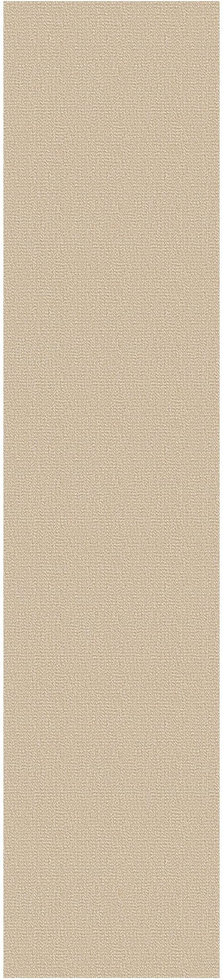 EARTHALL Washable Runner Rug 2x12 Ft Non Slip Runners for Hallways Long Cotton Rubber Backed Kitchen Runner Braided Indoor Floor Carpet Runners for Entryway, Hall, Kitchen, Golden Beige/White