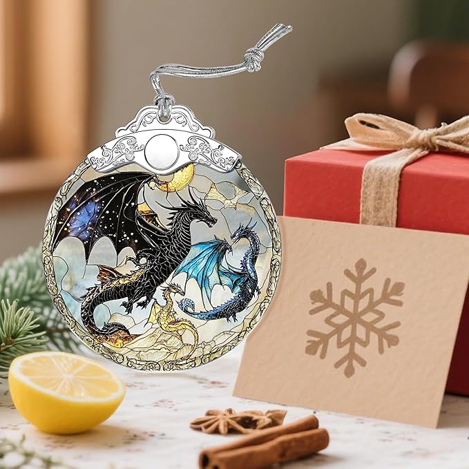 Dragon Christmas Decorations, Christmas Ornaments for Tree, Holiday Ornaments, Gift for Dragon, Holiday Presents, Gift Ideas & Xmas Gifts