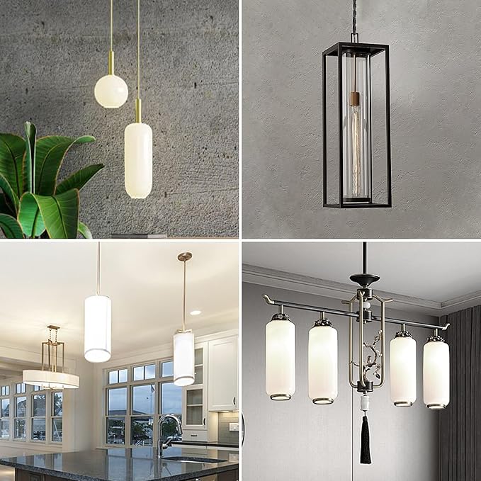 11.8IN 1000LM 5000K Daylight White Light Bulbs E26 Base, T10 T9 Edison Bulbs Dimmable 8W, AC 120V 100 Watt Equal Filament Bulb, Vintage Clear Glass Long Tubular LED Bulb, UL Listed - 2Pack