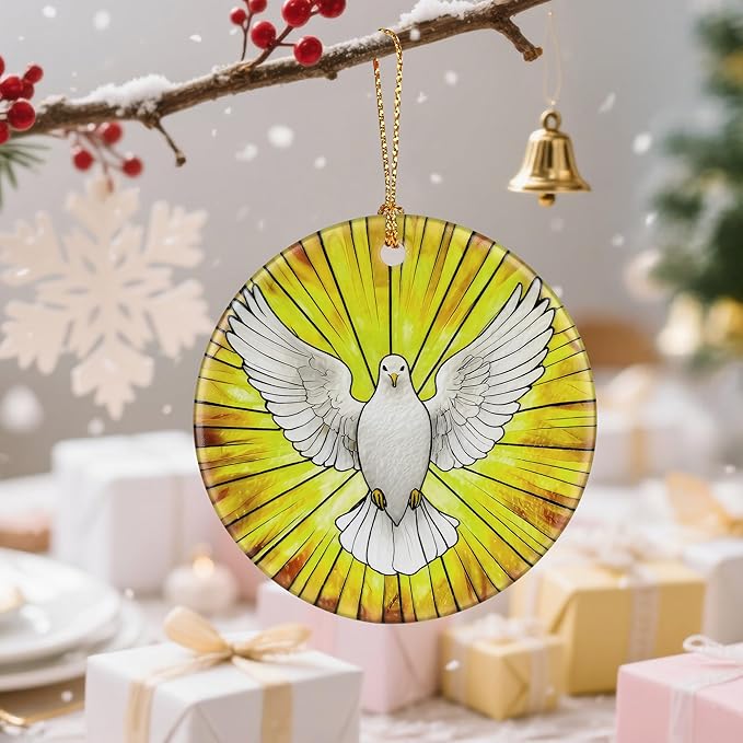 Dove Ornament – Christmas Ornament, Christmas Tree Decor, & Religious Home Decor | Dove Lover Gift, Christian Gifts for Women