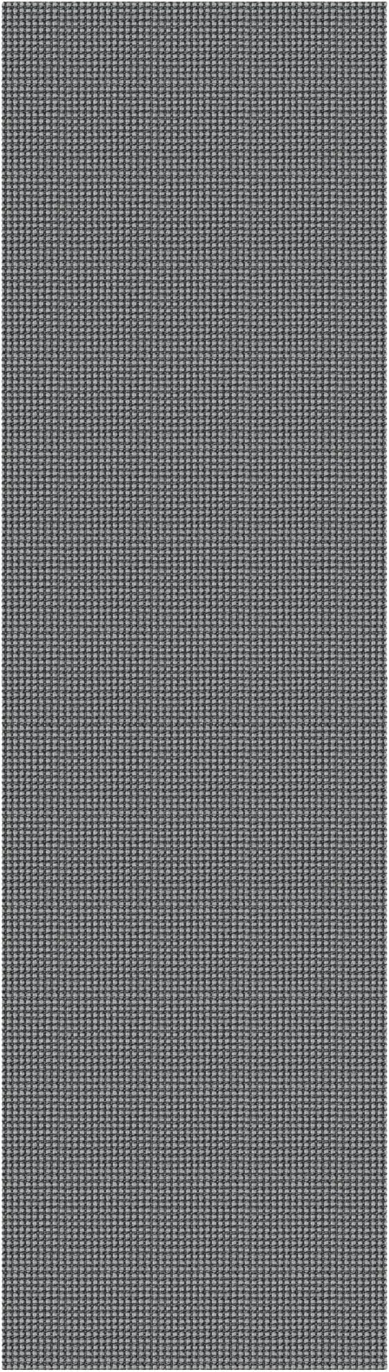 EARTHALL Woven Runner Rug 2x8 Ft Washable Runners for Hallways Cotton Non Slip Rubber Backed Kitchen Runner Braided Indoor Floor Carpet for Entryway, Hallway, Kitchen, Bedroom, Dark Gray