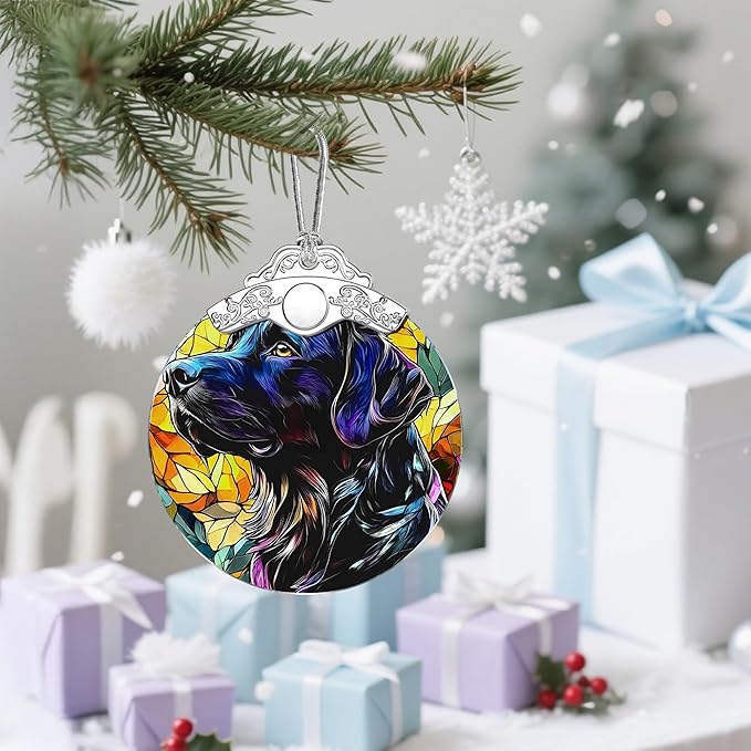 Black Labrador Retriever Christmas Ornaments: Christmas Tree Ornaments, Holiday Decor for Dog Lover, Stocking Stuffers, Gift Ideas, Xmas Gift & Dog Lover Gifts, Pet Lover Gifts