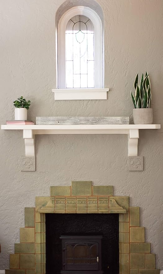 BARNWOODUSA Rustic Centerpiece Barnwood Box Dining Room Table Decorations for Home Décor Coffe Table Décor Planter Box White Wash 35.5" L