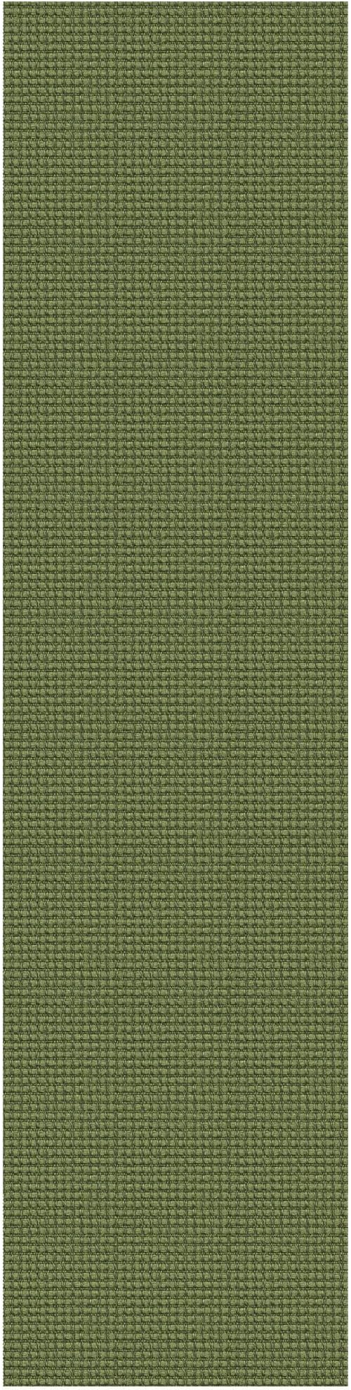 EARTHALL Woven Runner Rug 2x8 Ft Washable Runners for Hallways Cotton Non Slip Rubber Backed Kitchen Runner Braided Indoor Floor Carpet for Entryway, Hallway, Kitchen, Bedroom, Green