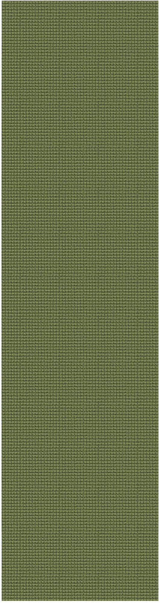 Braided Runner Rug 3x10 Ft Washable Runners for Hallways Non Slip Rubber Backed Kitchen Runners Cotton Long Entryway Runner Indoor, Woven Carpet for Hall Kitchen Entryway, Green