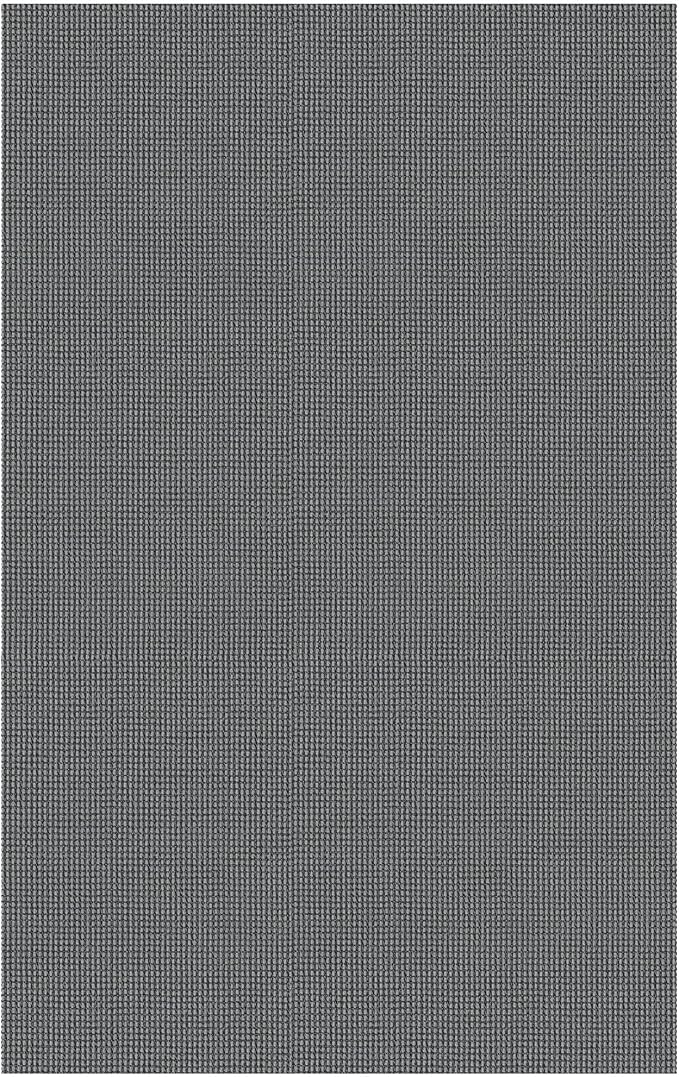 Braided Area Rug 6x9 Ft Washable Rugs for Living Room Non Slip Bedroom Rugs Boho Dining Room Rug Cotton Living Room Woven Floor Carpet for Nursery Playroom, Dark Grey/Grey