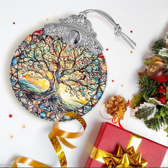 Tree of Life Suncatcher, Christmas & Holiday Ornaments, Tree of Life Decor