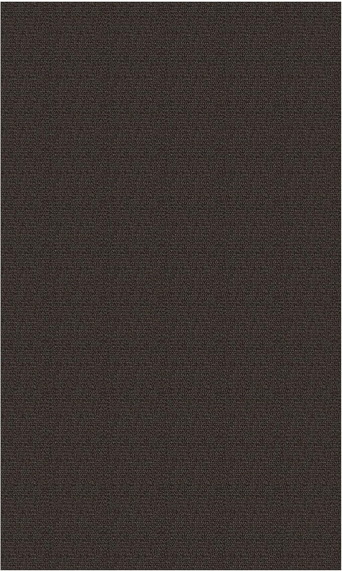 EARTHALL Washable Area Rug 4x6 Ft Non Slip Rugs for Entryway Braided Rubber Backed Bedroom Carpet Cotton Entry Rug Woven Floor Carpets for Bedroom Dining Room Living Room, Taupe/Coffee