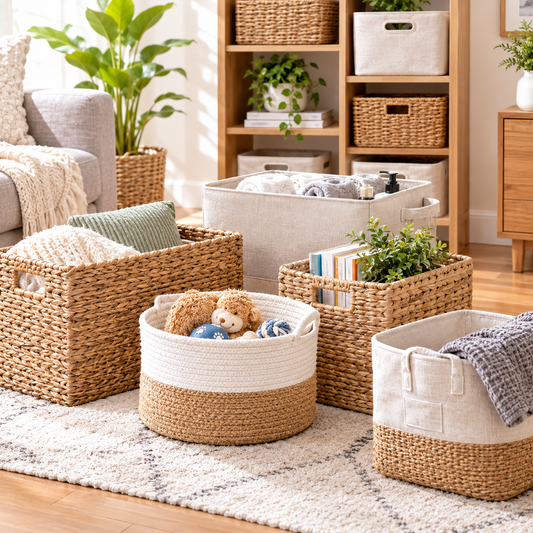 Storage Baskets Guide: Stylish Ways to Organize Every Room in Your Home