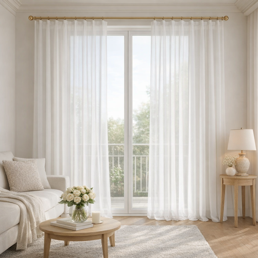 Sheer Curtains for Bright, Elegant Living Spaces | Light & Airy Window Style