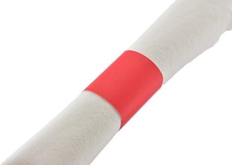 Gmark Paper Napkin Band Box of 2500 (Red), Paper Napkin Rings self Adhesive GM1048