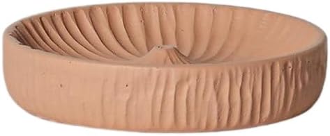 Incense Holder Modern Minimalist Circular Incense Stick Burner for Cones or Sticks for Yoga & Meditation, Enhance Atmosphere,Ceramic Ash Catcher Pink