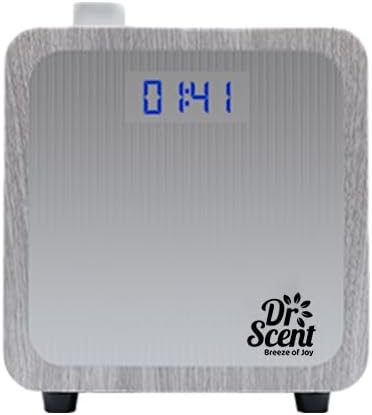 Dr Scent Breeze of Joy Essential Oil Small Diffuser Fragrance Machine, Supporting Mobile APP (White)