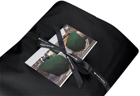 Eevelle Patio Square Ottoman Cover with Marine Grade Fabric - Waterproof Outdoor Ottoman Cover - Furniture Set Covers for Ottoman - Easy to Install - (16" H x 16" L x 16" W, Black)