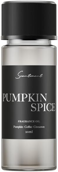 Scentiment Diffuser Oil - Pumpkin Spice Fall Collection | Aromatherapy Home Fragrance | Luxurious Scent with Notes of Pumpkin, Coffee, Cinnamon (50ml)