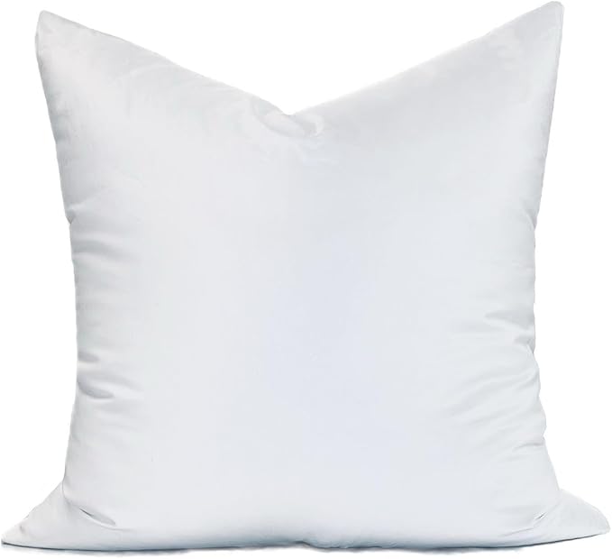 MoonRest® 24x24 Inch Synthetic Down Alternative Square Pillow Insert Form Stuffer for Sofa Shams, Decorative Throw Pillow, Cushion and Bed Pillow Stuffing - Hypoallergenic 24“X 24”