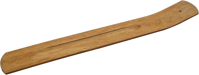 TRENDBOX 50pcs Handmade Plain Wood Wooden Incense Stick Holder Burner Ash Catcher Natural Design Buddhist