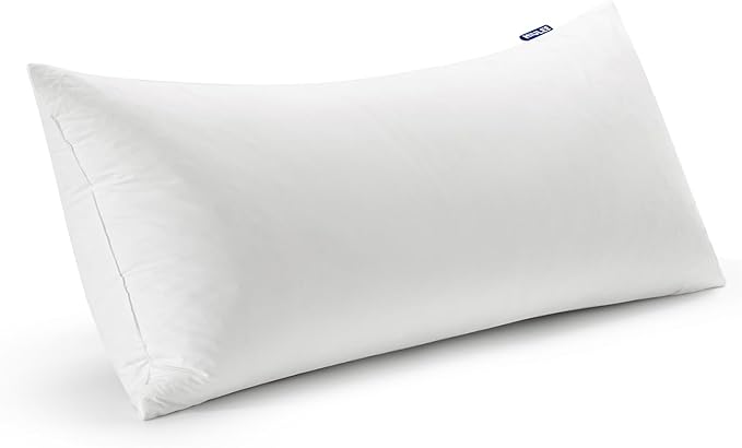 MIULEE Feather Pillow Insert 14x22, Decorative Down Feather Fluffy Throw Pillow Cotton Fabric for Living Room Sofa Bed