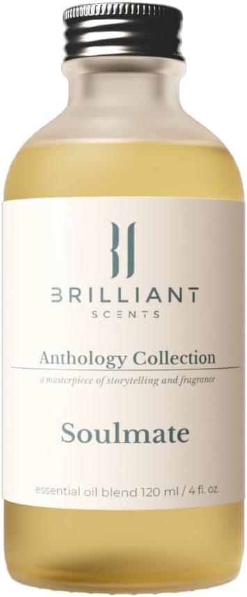 Brilliant Scents Soulmate Fragrance Oil 500ml - Premium Diffuser Oil for Home, Office, Hotels - Long Lasting, Plant-Based, Meets IFRA Standards, USA-Made - Fruity-Floral Marine Scent